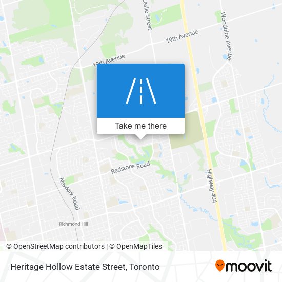 Heritage Hollow Estate Street map