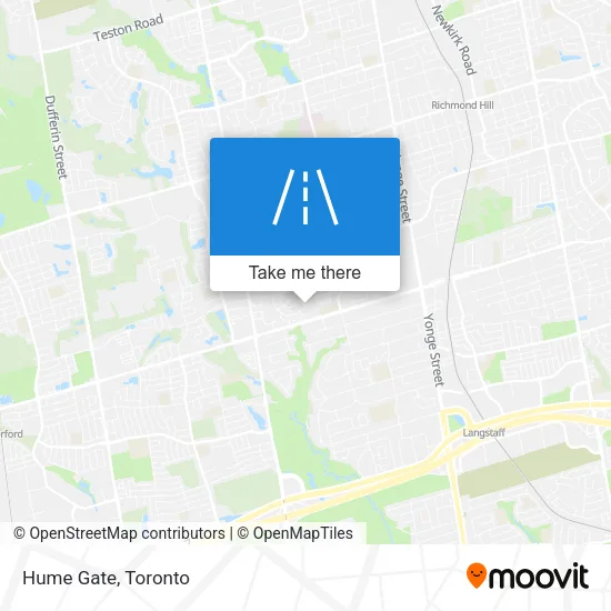 Hume Gate map