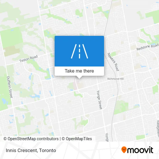 Innis Crescent map