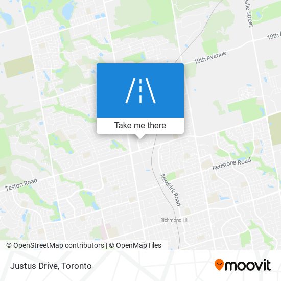 Justus Drive map