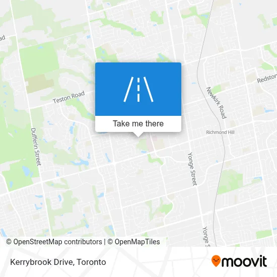 Kerrybrook Drive map