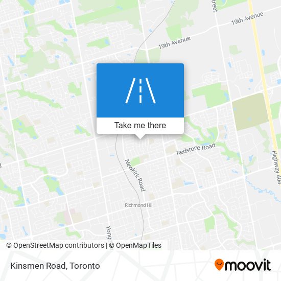 Kinsmen Road map