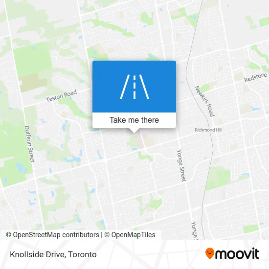 Knollside Drive map