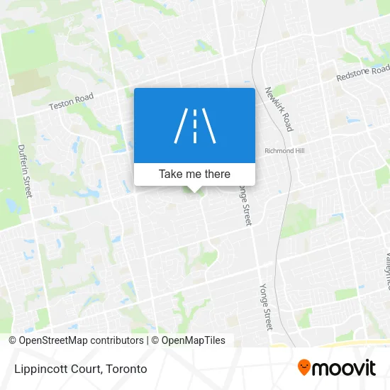 Lippincott Court map