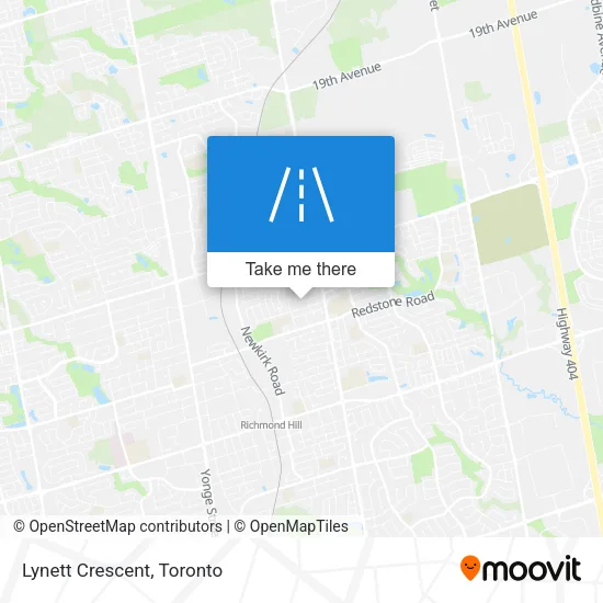 Lynett Crescent map