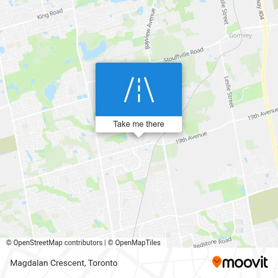Magdalan Crescent map