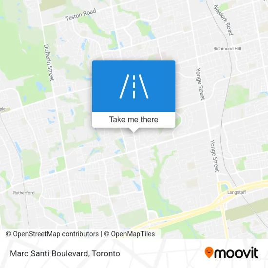 Marc Santi Boulevard plan