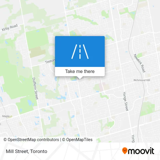 Mill Street map