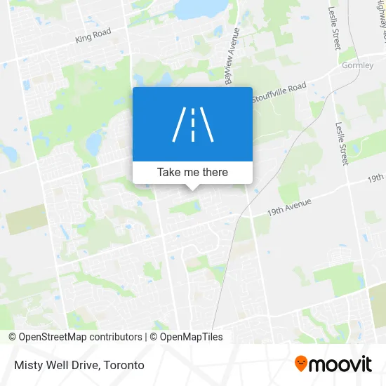 Misty Well Drive map