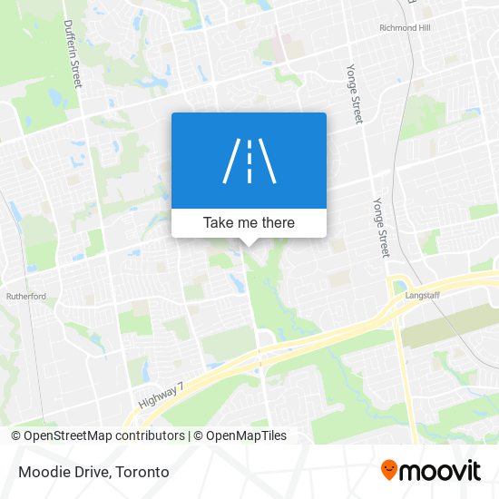 Moodie Drive map