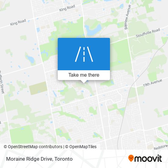 Moraine Ridge Drive map