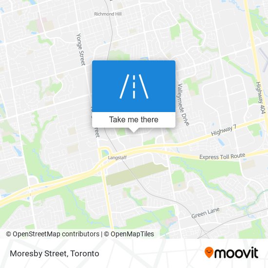 Moresby Street map