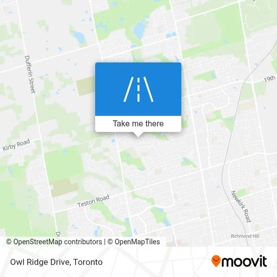 Owl Ridge Drive map