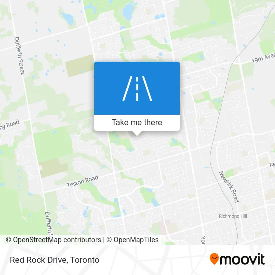 Red Rock Drive map