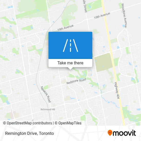 Remington Drive map