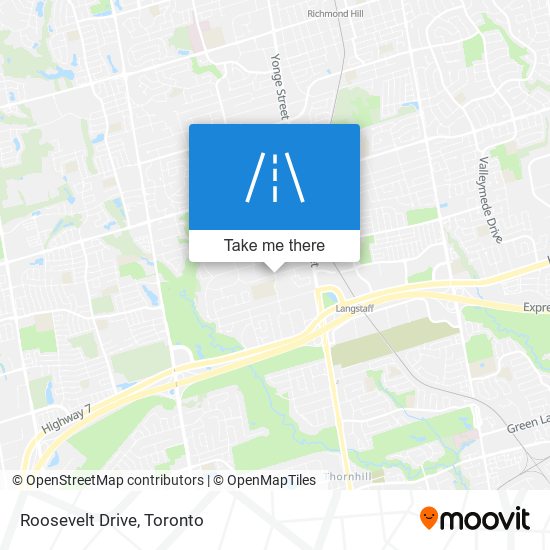 Roosevelt Drive map