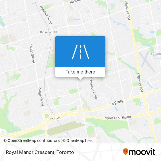 Royal Manor Crescent map