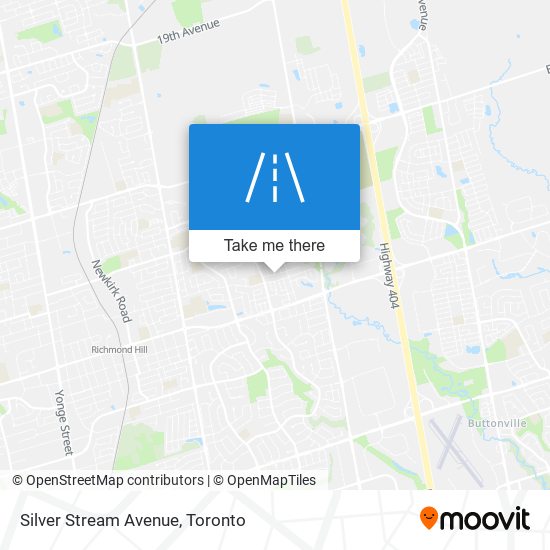 Silver Stream Avenue map