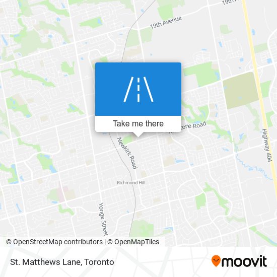 St. Matthews Lane plan