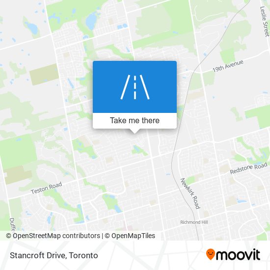 Stancroft Drive map