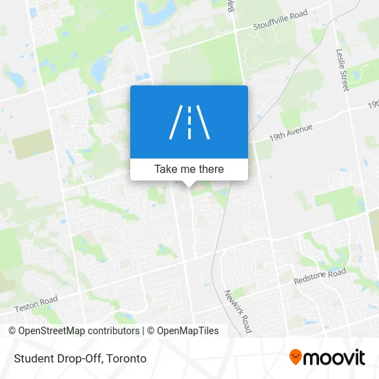 Student Drop-Off map