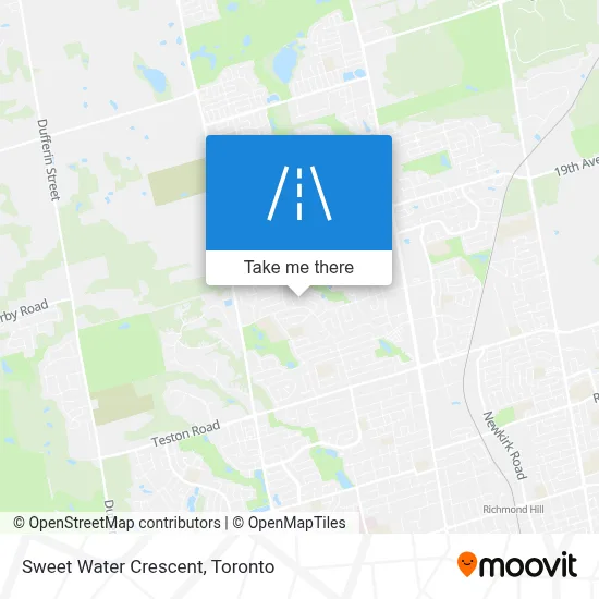 Sweet Water Crescent map