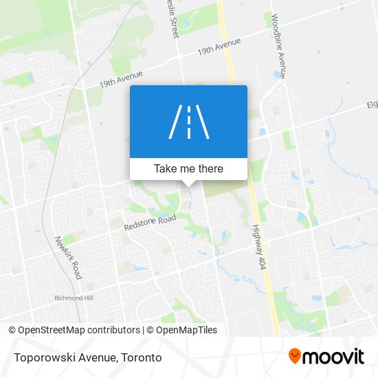 Toporowski Avenue map
