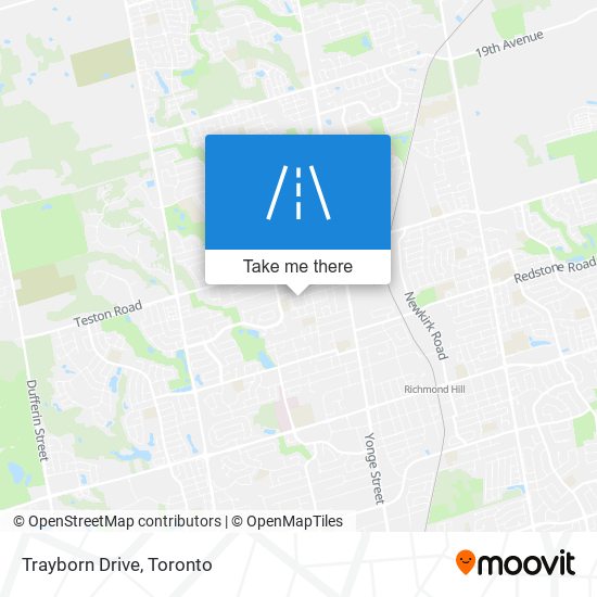 Trayborn Drive map