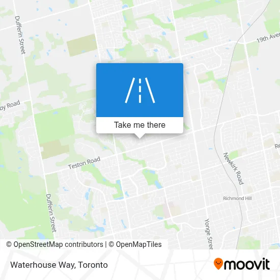 Waterhouse Way map