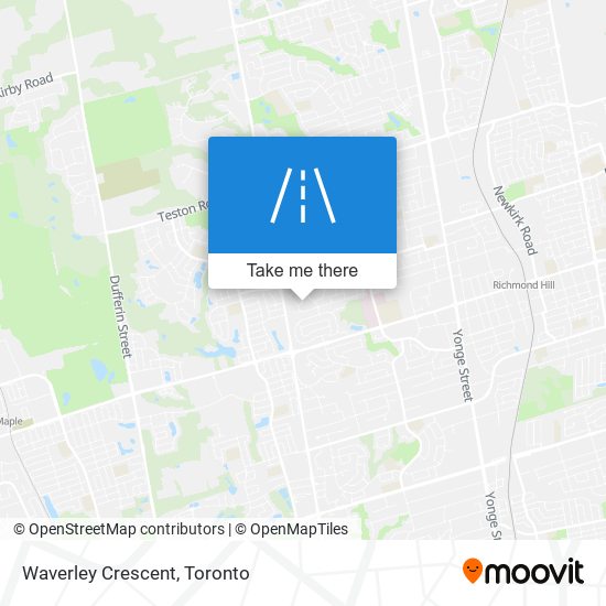 Waverley Crescent map