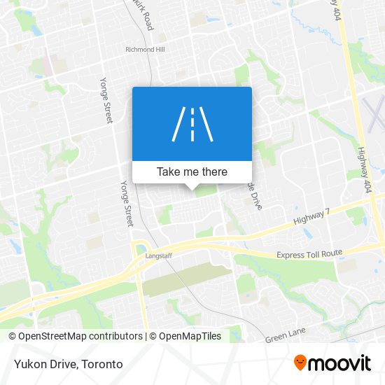 Yukon Drive map