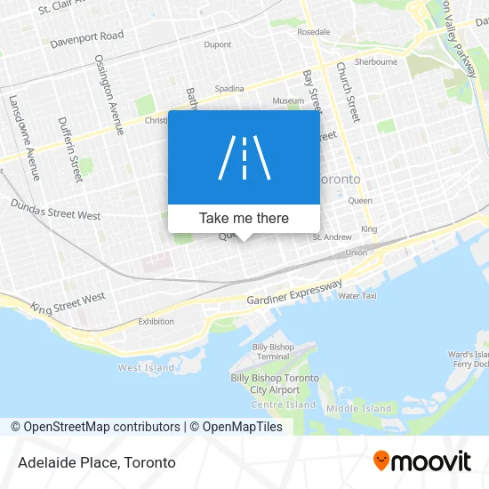 Adelaide Place map