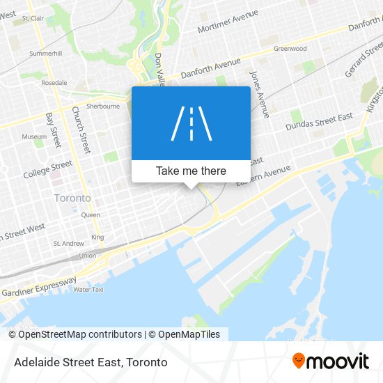 Adelaide Street East map