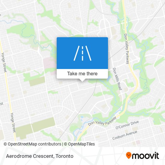 Aerodrome Crescent map