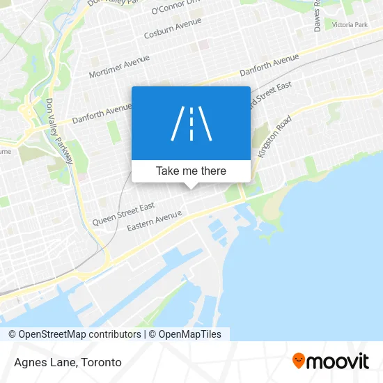 Agnes Lane map