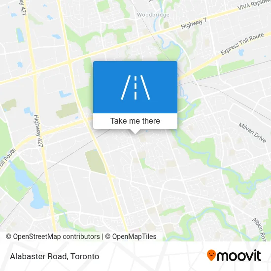 Alabaster Road map
