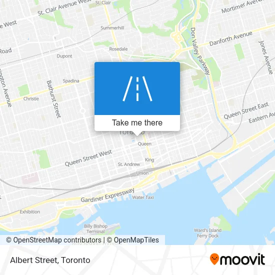 Albert Street map