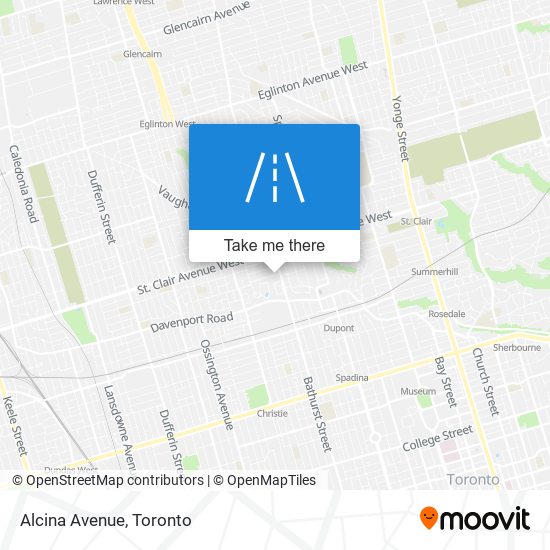 Alcina Avenue map