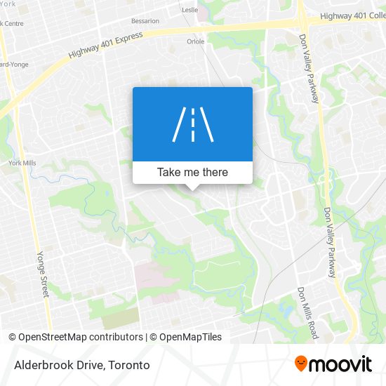 Alderbrook Drive map