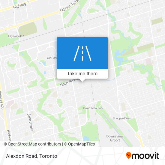 Alexdon Road map