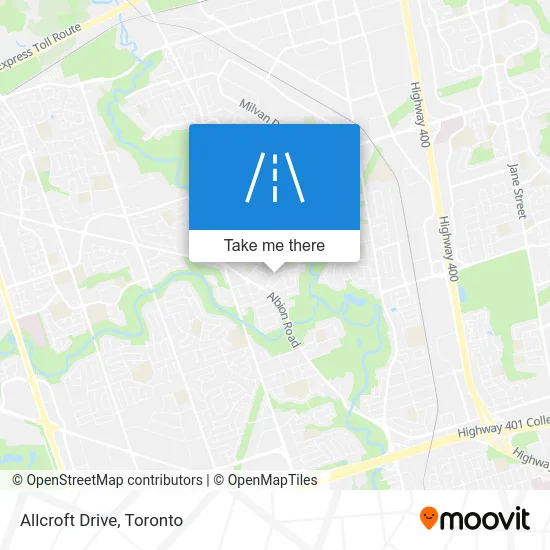 Allcroft Drive map