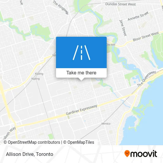 Allison Drive map