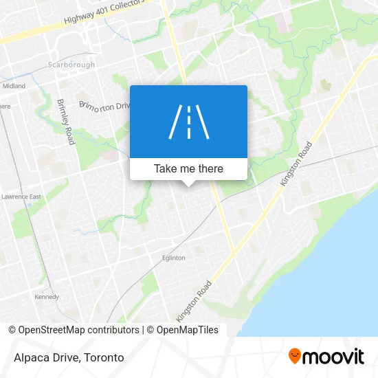 Alpaca Drive map