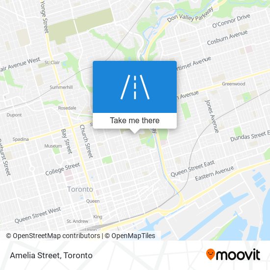 Amelia Street map