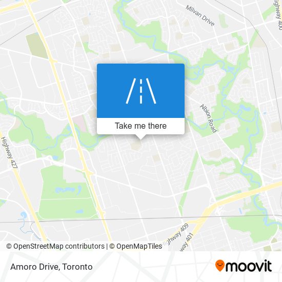 Amoro Drive map