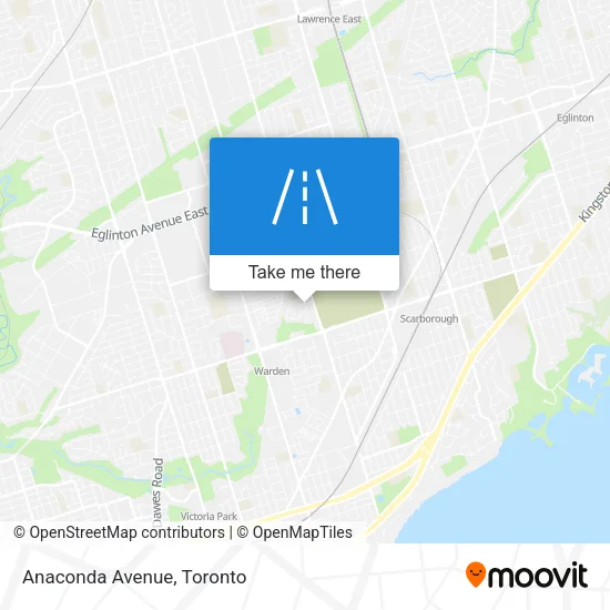 Anaconda Avenue map