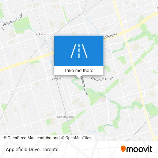 Applefield Drive map