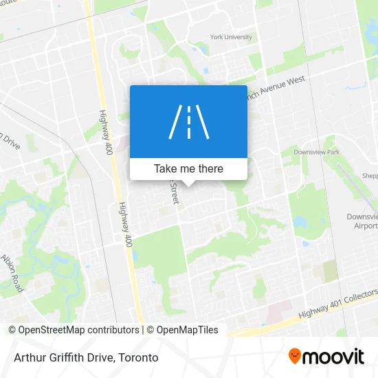 Arthur Griffith Drive map