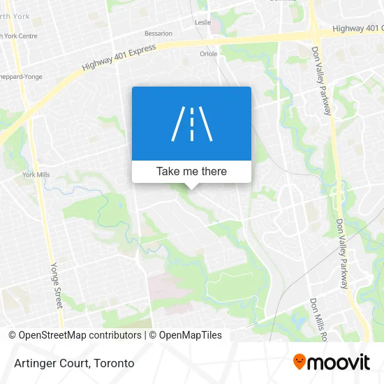 Artinger Court map