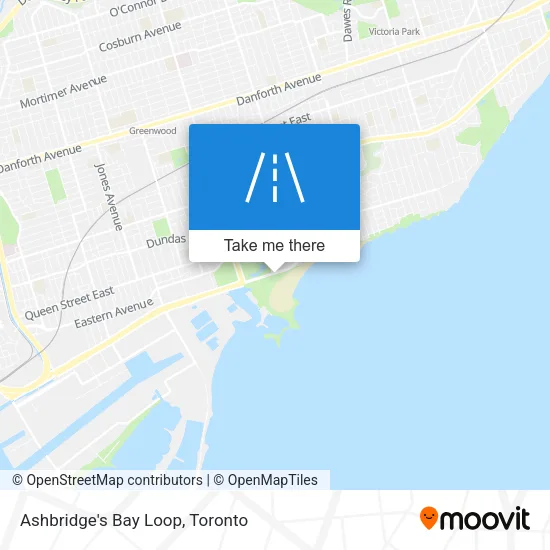 Ashbridge's Bay Loop plan